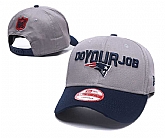 Patriots Do Your Job Gray Peaked Adjustable Hat GS,baseball caps,new era cap wholesale,wholesale hats